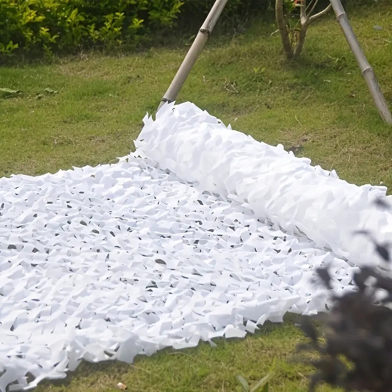 Hunting Outdoor Decor - Camouflage Net Double Layer White Camouflage
