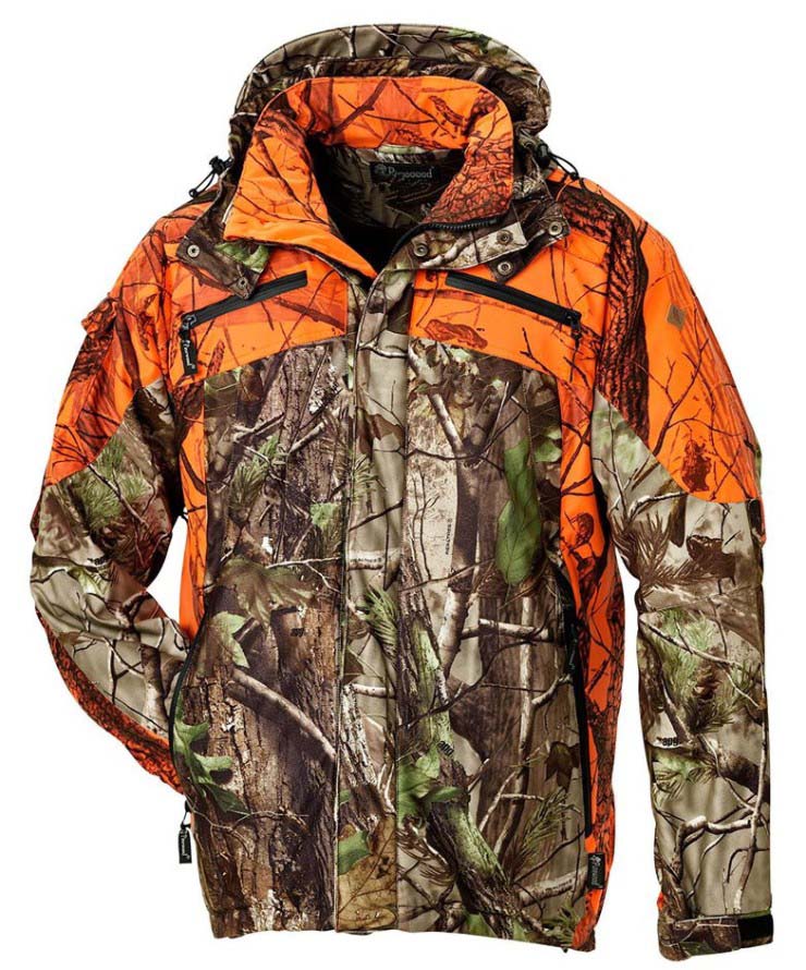 Camouflage Hunting Jacket - Custom Men's Upland Fleece Orange Waterproof