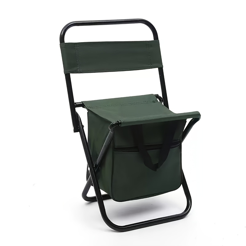 Hunting And Fishing Outdoor Chairs - Portable Folding Camping Chair, Lightweight Backrest