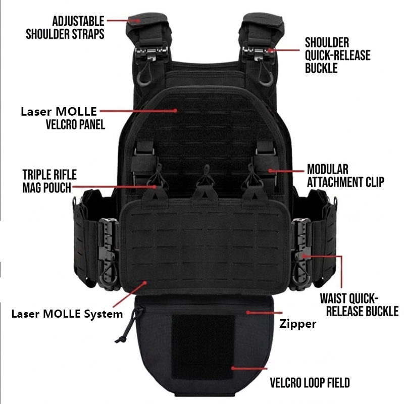 Outdoor Hunting Vest - YAKEDA 6094-1 Tactical Vest - Hunting