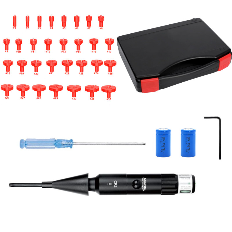 Laser Boresighter Kit - Green Red Dot Laser Bore Sighter