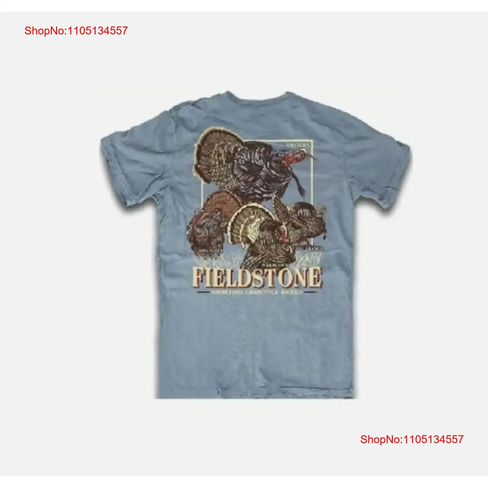 Wildman Hunting & Outdoor - Fieldstone Turkey Hunting T Shirt Grand