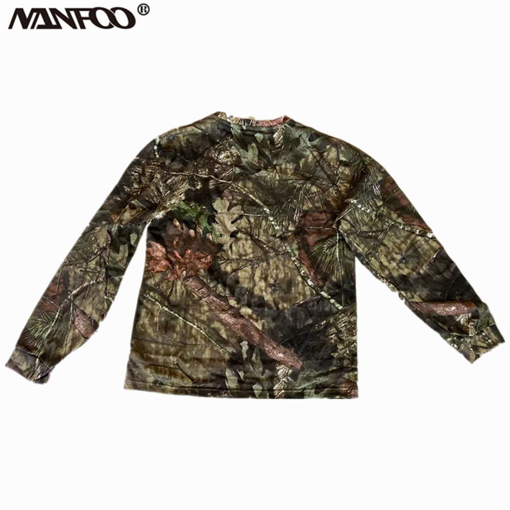 Hunting Fishing Outdoor Shows - Summer Bionic Camouflage Hunting Fishing Shirt