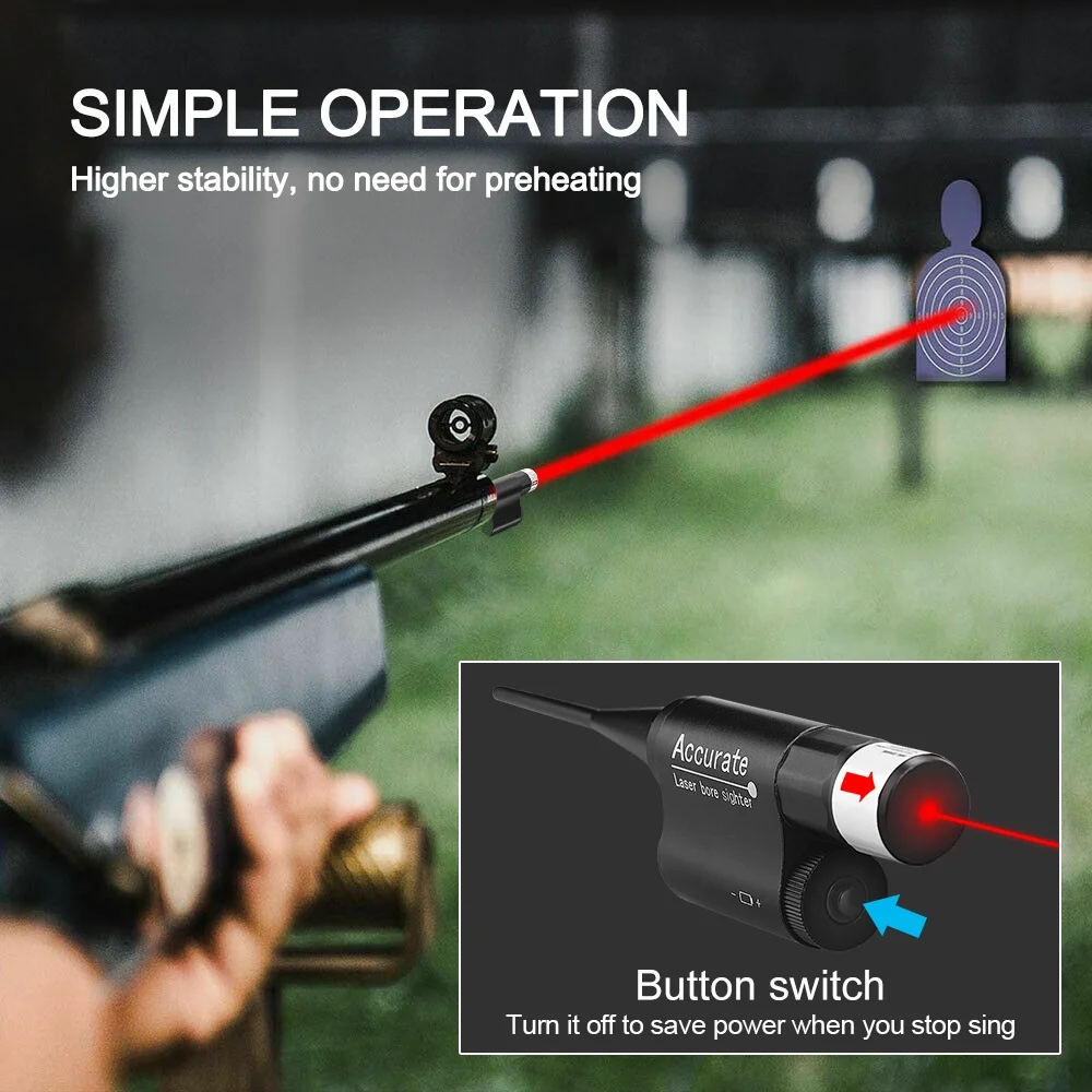 Laser Boresighter Kit - Red Green Laser Sight Bore Sighter