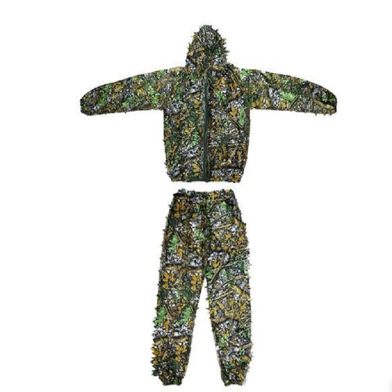 Camouflage Hunting Jacket - 3D Hunting Clothes Sniper Airsoft Camouflage