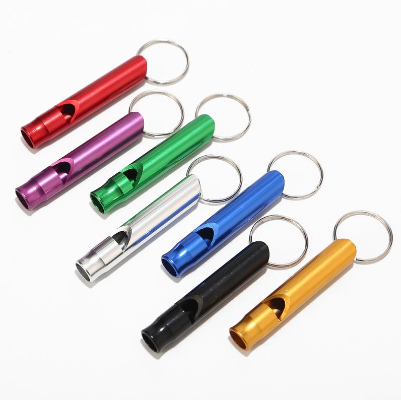Outdoor Hunting Events - 1000Pcs Aluminum Alloy Whistle Keyring Keychain