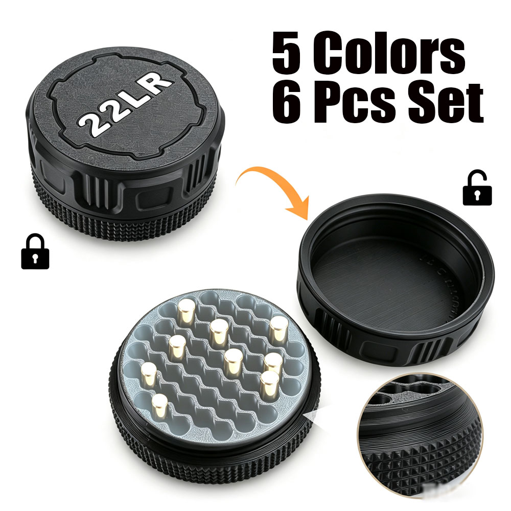 Hunting & Outdoor As - 6Pcs Ammo Storage Box .22LR 55