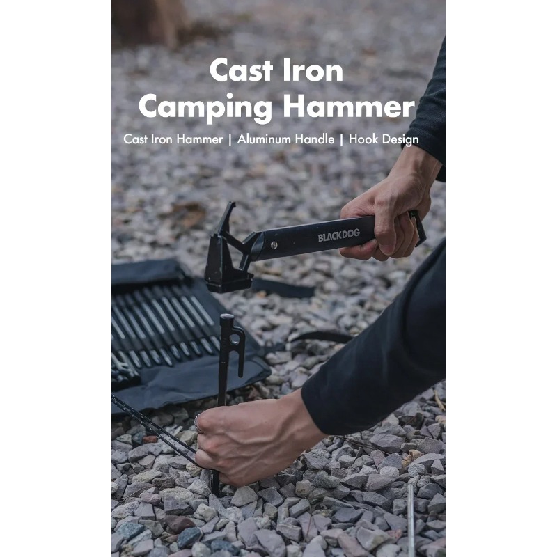 Hunting And Outdoor Supplies - BLACKDOG Camp Hammer Survival Tool Ultra-light
