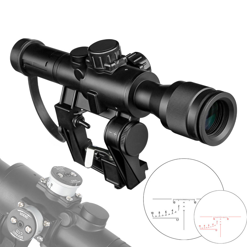 Outdoor Hunting Lab - SVD 4X24 Red Illuminated Hunting Scope