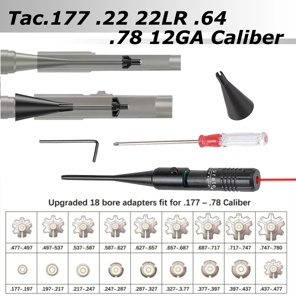 Tactical Green Red Laser Bore  - огляд і ціна Laser Boresighter Kit