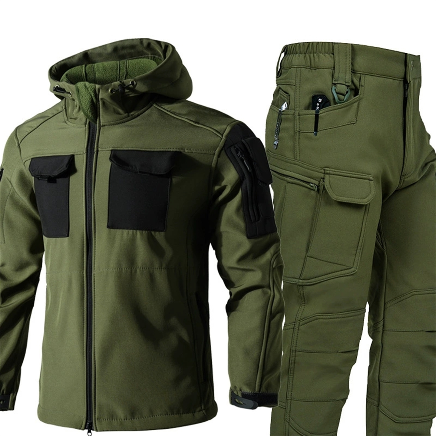Winter Outdoor Thermal Soft Sh - огляд і ціна Camouflage Hunting Jacket