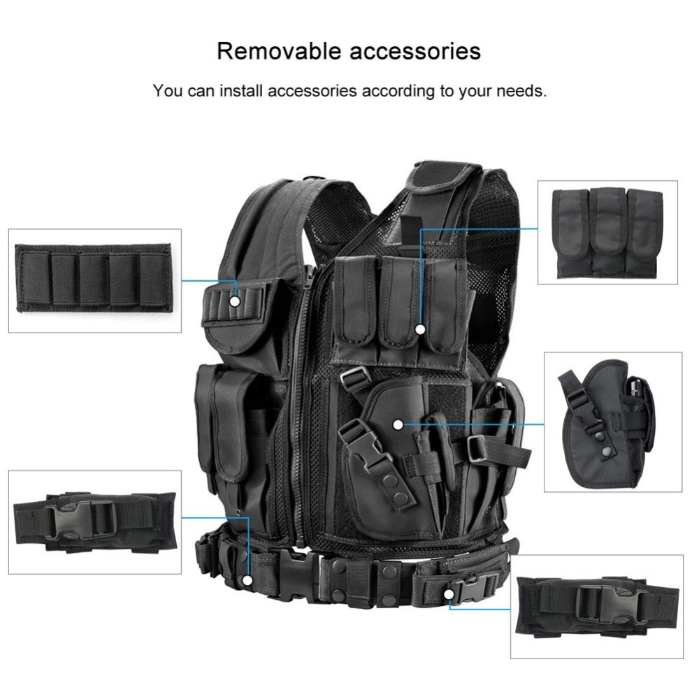 Adjustable Molle Tactical Vest - огляд і ціна Outdoor Hunting Vest
