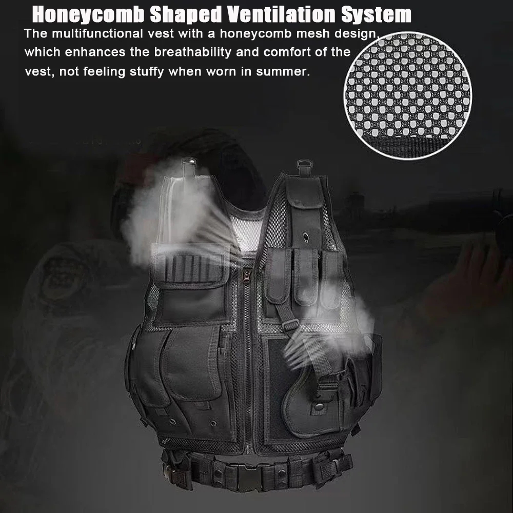 Adjustable Molle Tactical Vest - огляд і ціна Outdoor Hunting Vest