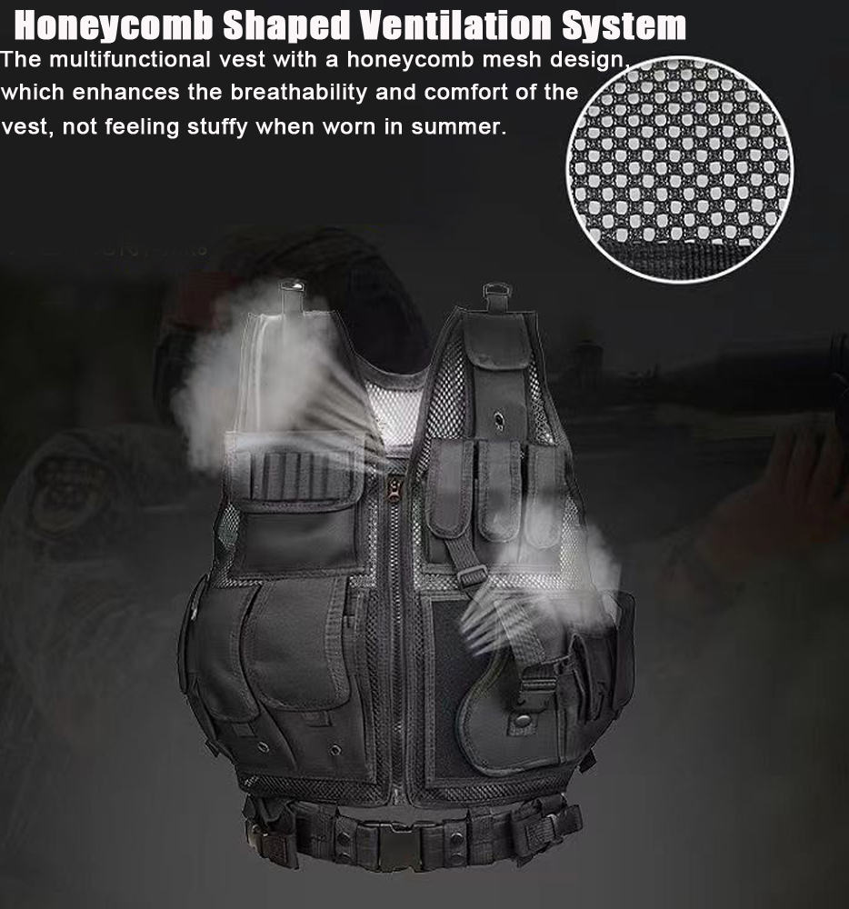 Adjustable Molle Tactical Vest - огляд і ціна Outdoor Hunting Vest