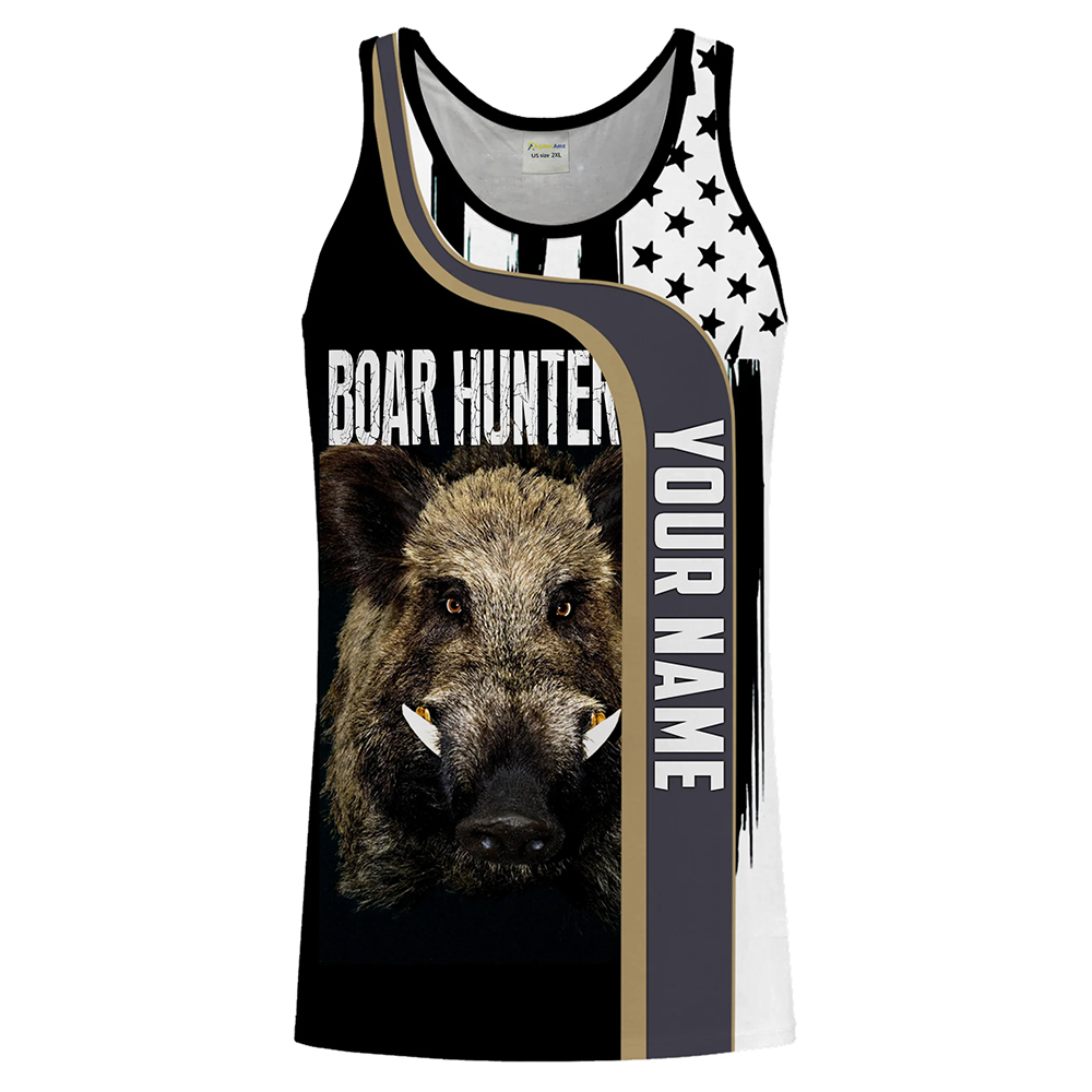 Custom Name Boar Hunter Tank T - огляд і ціна Wildman Hunting & Outdoor