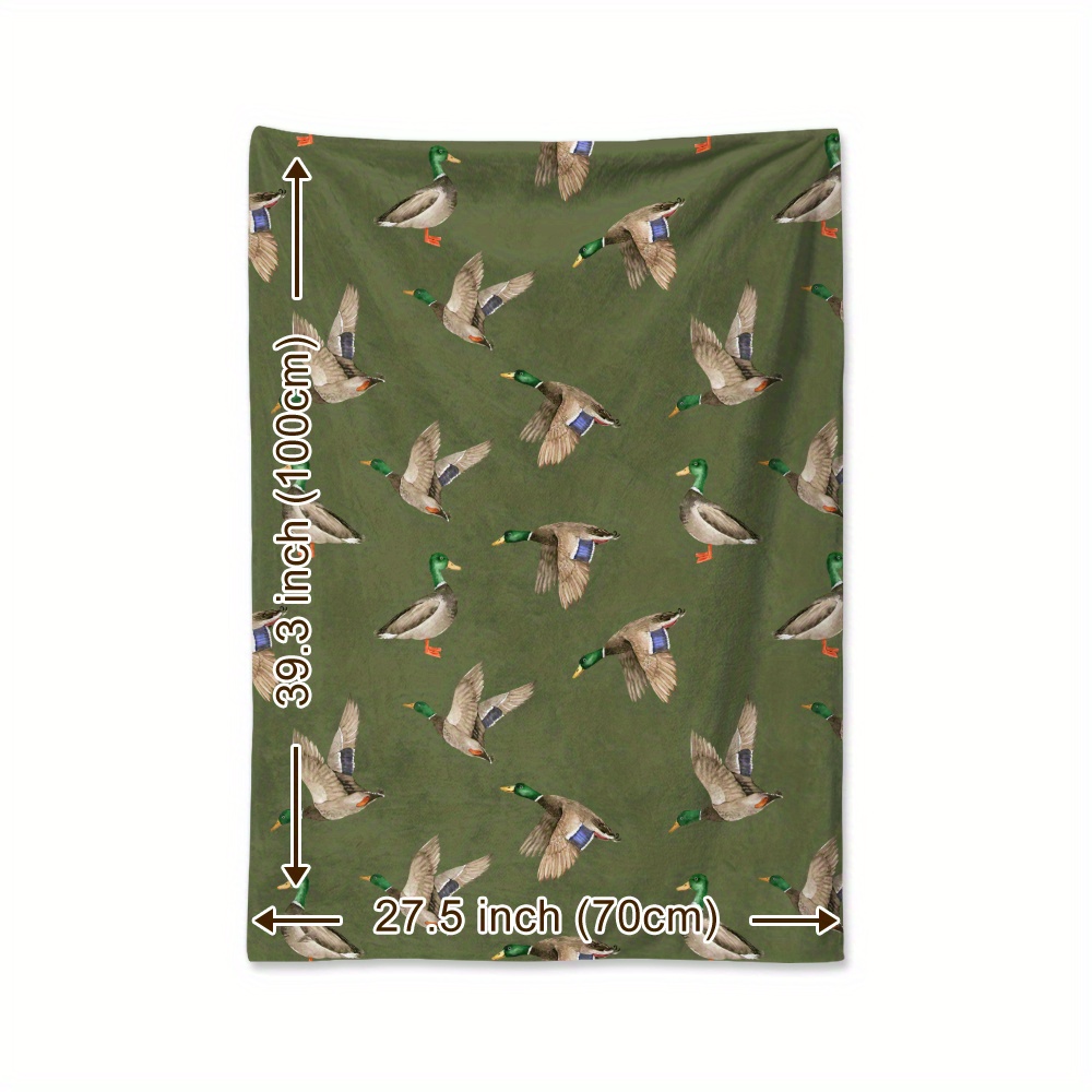 Mallard Duck Fleece Blanket Hu - огляд і ціна Hunting Outdoor Decor