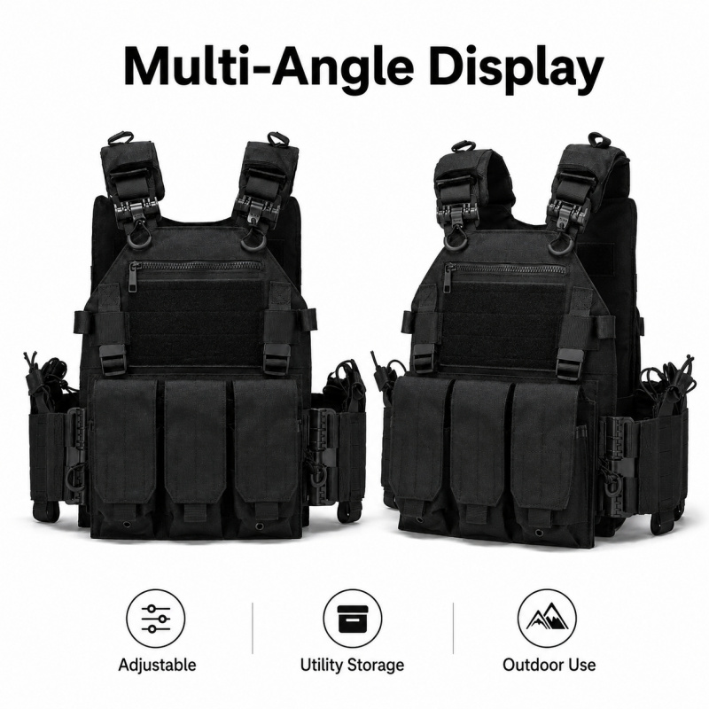 Tactical Vest Polyester Carrie - огляд і ціна Outdoor Hunting Vest