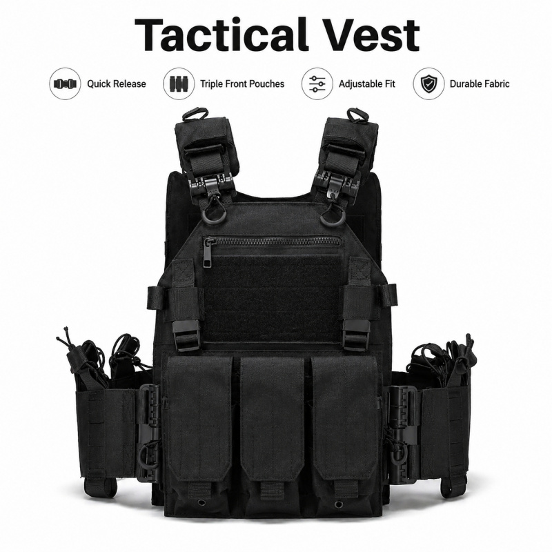 Tactical Vest Polyester Carrie - огляд і ціна Outdoor Hunting Vest