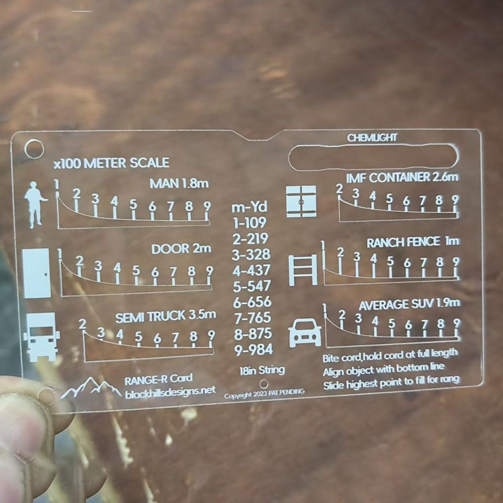 Outdoors Range Finder Card Ran - огляд і ціна Hunting And Outdoor Supplies