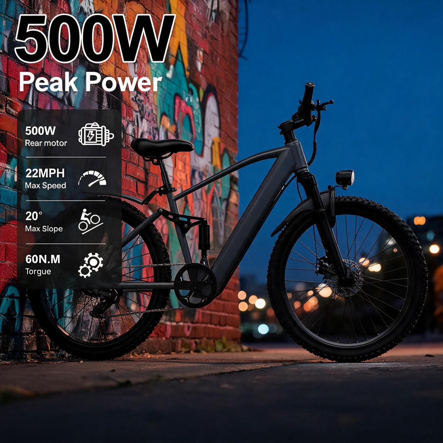 Off-Road Electric Bicycle, Hun - огляд і ціна Outdoor Hunting Electric Bike