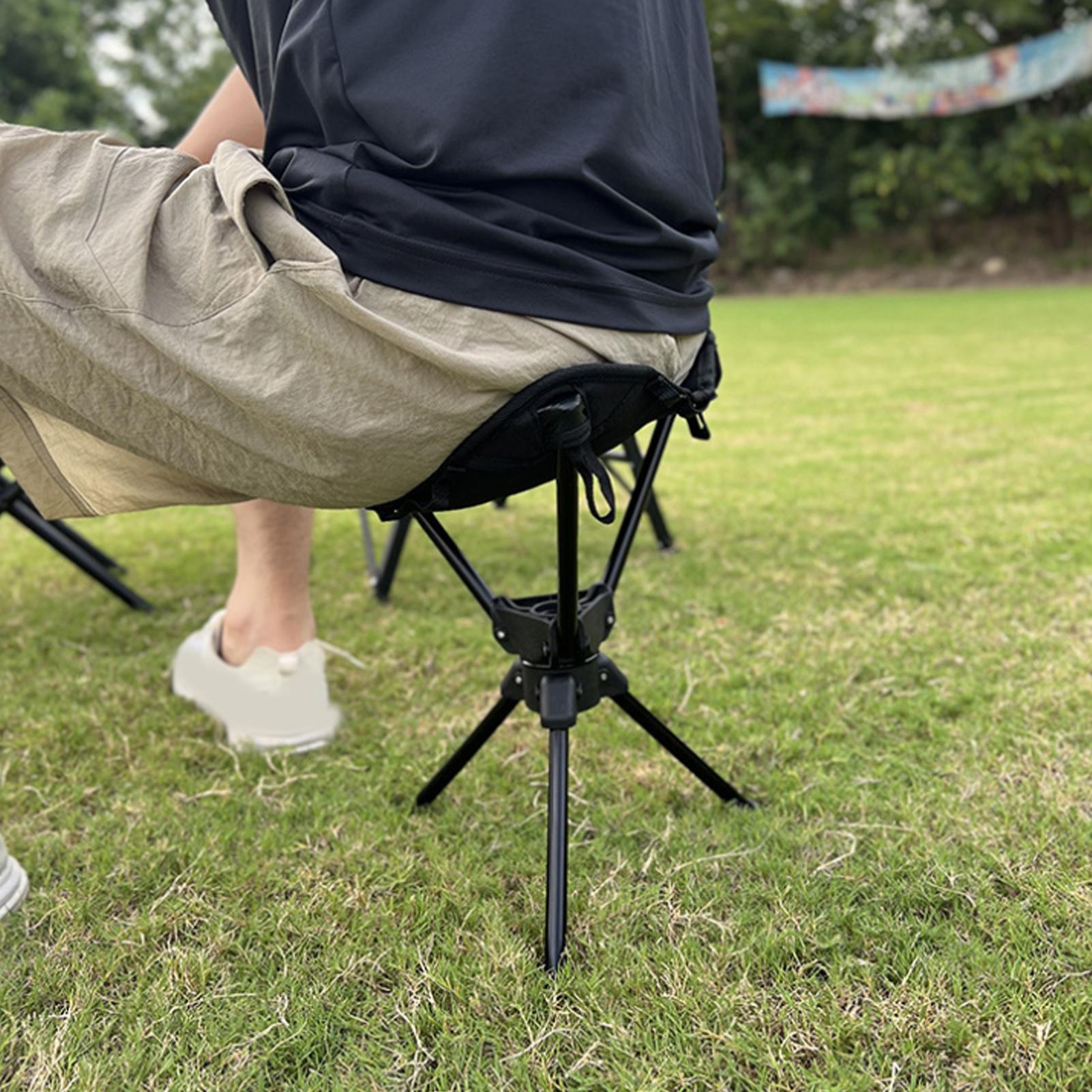 Portable Folding Swivel Campin - огляд і ціна Hunting And Fishing Outdoor Chairs