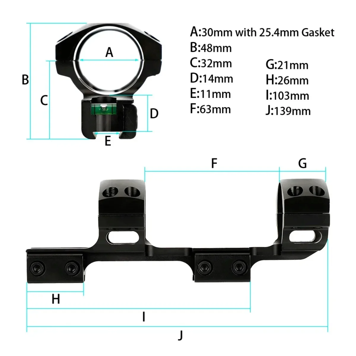 Tactical 11mm Dovetail Cantile - огляд і ціна Outdoor Hunting Lab