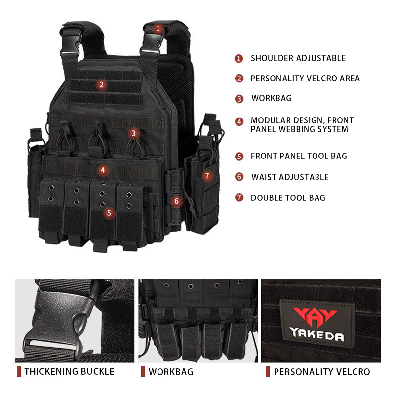 YKEDA 1000D Nylon Plate Carrie - огляд і ціна Outdoor Hunting Vest