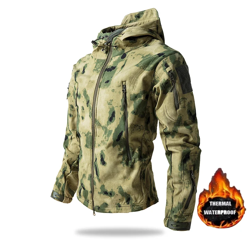 Winter Military Shark Skin Sof - огляд і ціна Camouflage Hunting Jacket