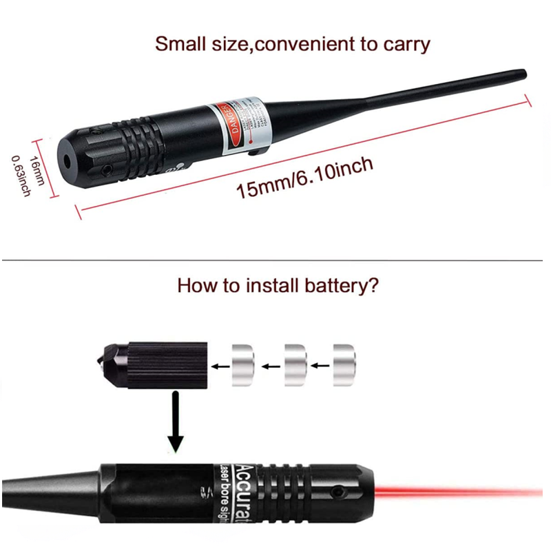 Laser Boresigher Kit 12 Adapte - огляд і ціна Laser Boresighter Kit