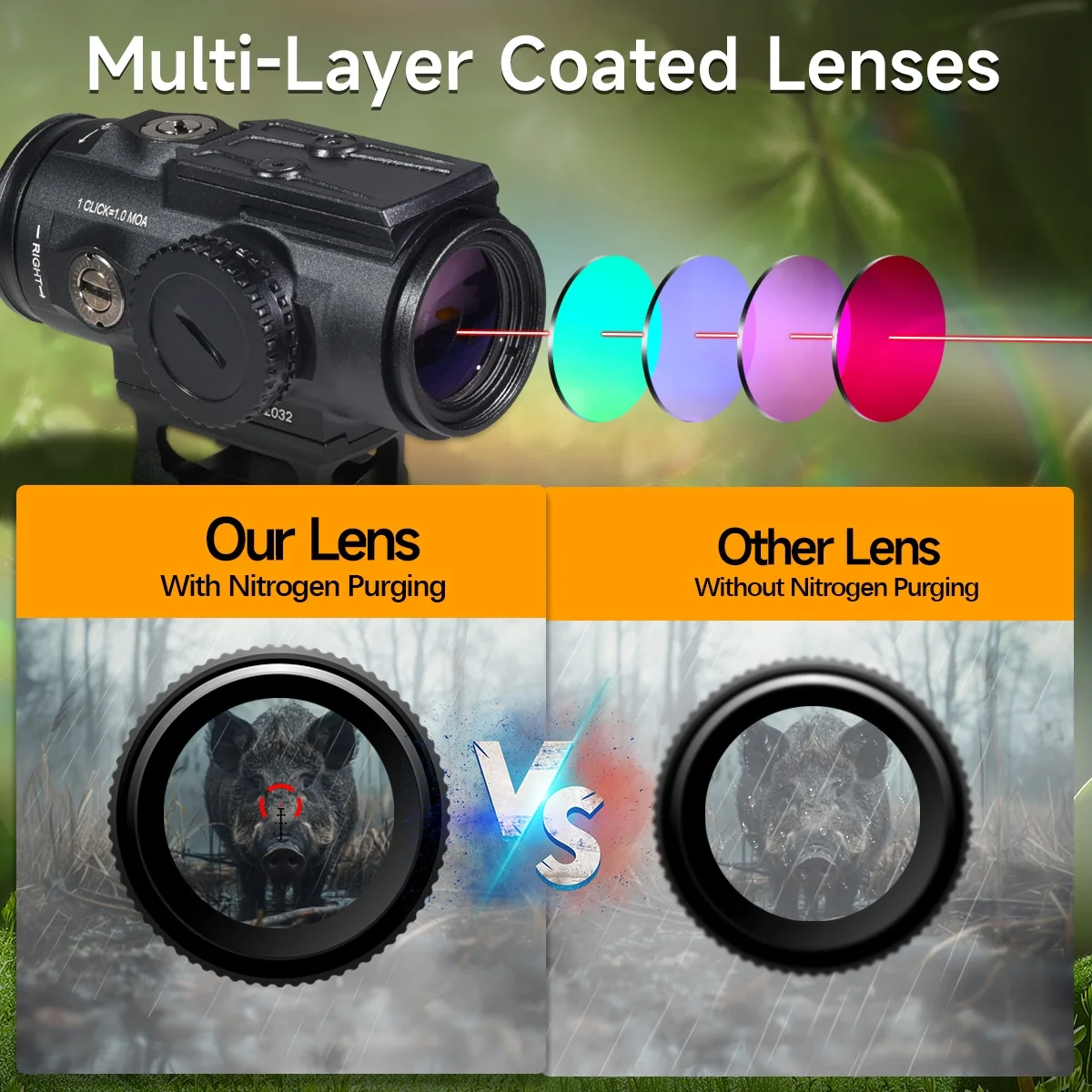 Tactical 5X Prism Scope BDC4 R - огляд і ціна Outdoor Hunting Lab