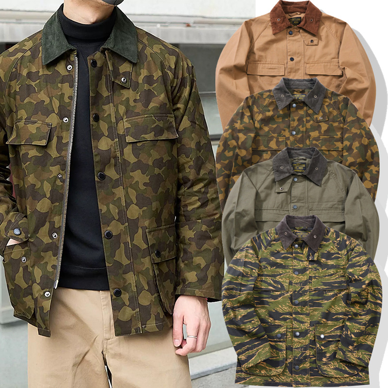 OKONKWO colorblock collar mult - огляд і ціна Camouflage Hunting Jacket