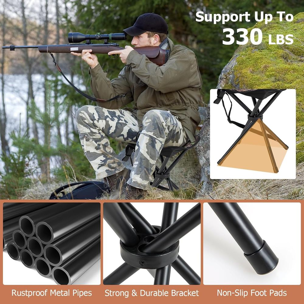 2 Pack Portable Tripod Lightwe - огляд і ціна Hunting And Fishing Outdoor Chairs