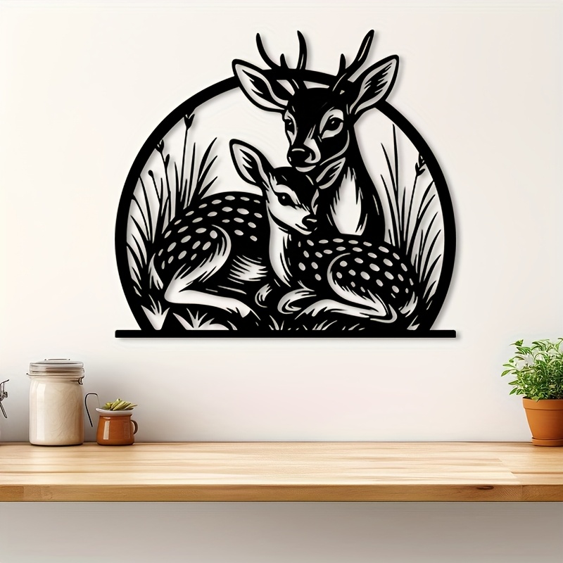 Brand Rustic Iron Deer Wall Ar - огляд і ціна Hunting Outdoor Decor