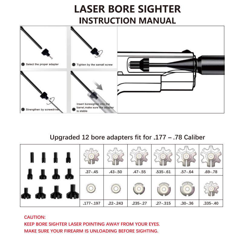 Tactical Laser Bore Sighter Ki - огляд і ціна Laser Boresighter Kit
